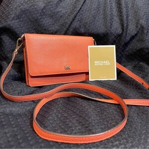 Michael Kors Peachy/Pink Crossbody Bag